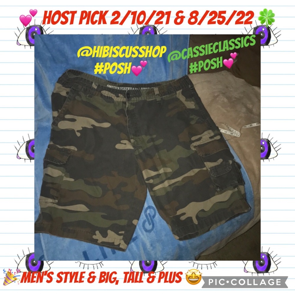 Smiths workwear camo green shorts 🩳 42